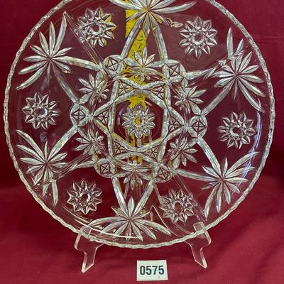 Anchor Hocking Prescut EAPG clear glass