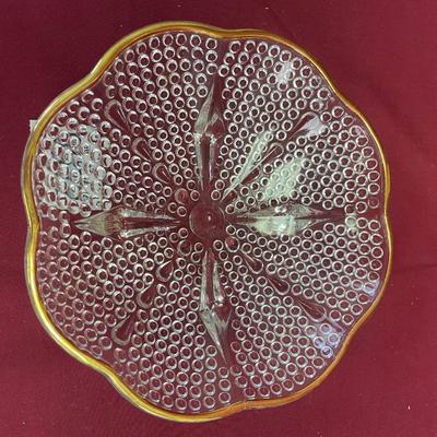 Hazel Atlas teardrop crystal bowl