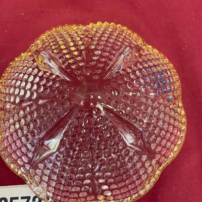 Hazel Atlas teardrop crystal bowl