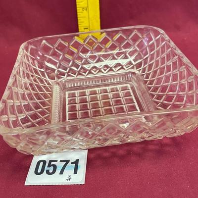 Anchor Hocking Waterford clear dish