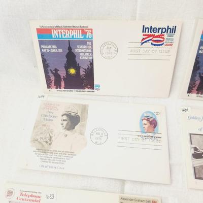 7 - FIRST DAY STAMPS - 1976 MIXED THEME