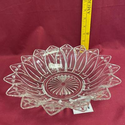 Clear glass starburst