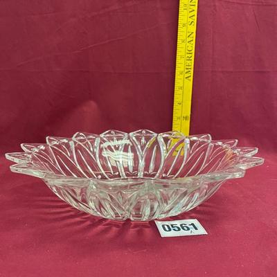 Clear glass starburst