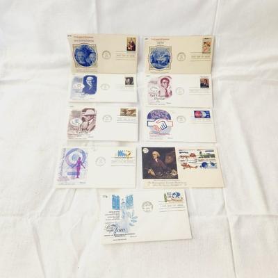 9 - FIRST DAY STAMPS - 1975 MULTI THEME