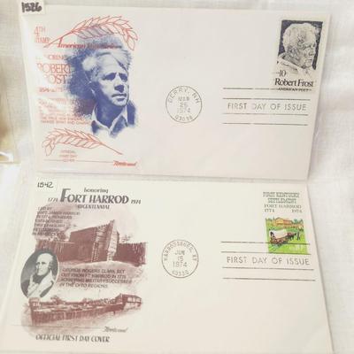 10 - FIRST DAY STAMPS - 1974 MIXED THEME