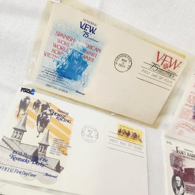 10 - FIRST DAY STAMPS - 1974 MIXED THEME