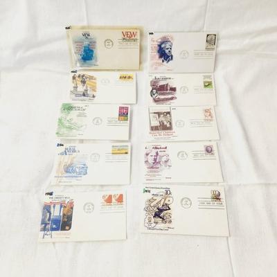10 - FIRST DAY STAMPS - 1974 MIXED THEME