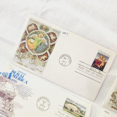 10 - FIRST DAY STAMPS - 1973 MIXED THEME