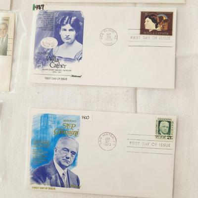 10 - FIRST DAY STAMPS - 1973 MIXED THEME