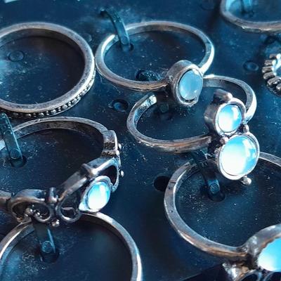 Assortment of Body Rage rings in assorted sizes