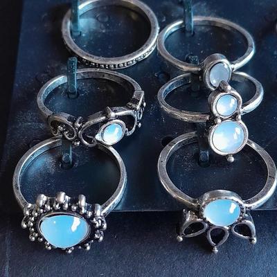 Assortment of Body Rage rings in assorted sizes