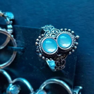 Assortment of Body Rage rings in assorted sizes