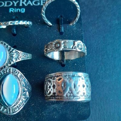 Body Rage Rings all size 7