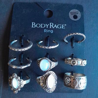 Body Rage Rings all size 7