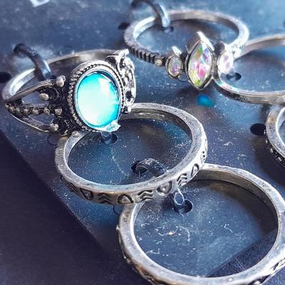 Body Rage rings all size 8