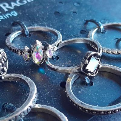 Body Rage rings all size 8
