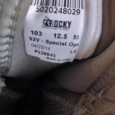 Rocky S2V Special Ops Size 12.5 Boots