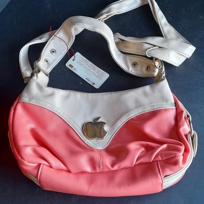 Ji Ren Leather collection coral pink Purse with tags