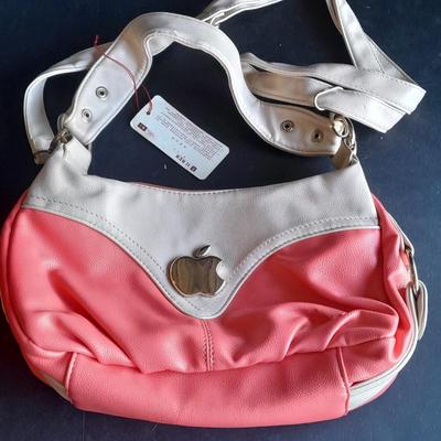 Ji Ren Leather collection coral pink Purse with tags