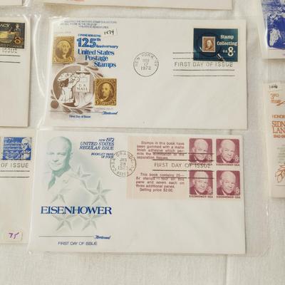 13 - FIRST DAY STAMPS - 1972 MIXED THEME