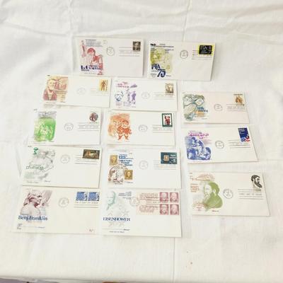 13 - FIRST DAY STAMPS - 1972 MIXED THEME