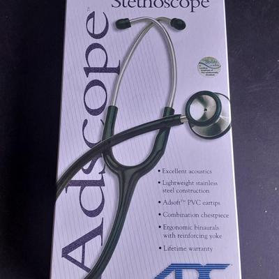 Brand new in the box Adscope Stethoscope 603BK
