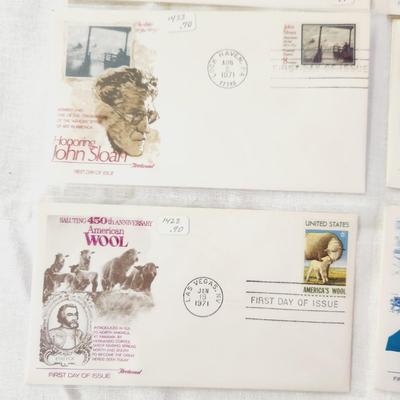 11 - FIRST DAY STAMPS - 1971 MIXED THEME
