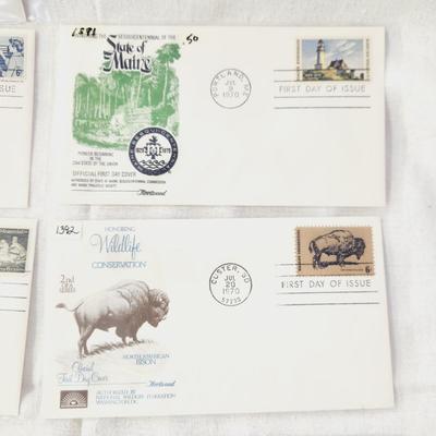 13 - FIRST DAY STAMPS - 1970 MIXED THEME