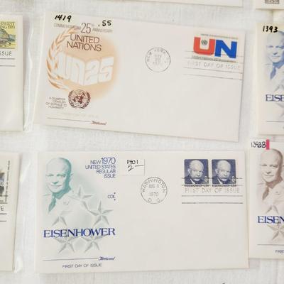 13 - FIRST DAY STAMPS - 1970 MIXED THEME