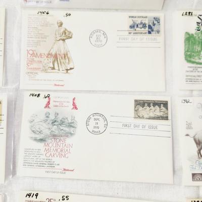 13 - FIRST DAY STAMPS - 1970 MIXED THEME