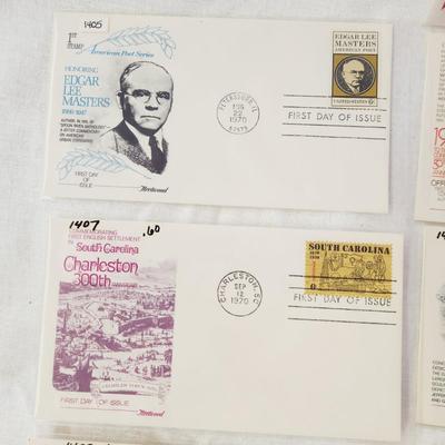 13 - FIRST DAY STAMPS - 1970 MIXED THEME