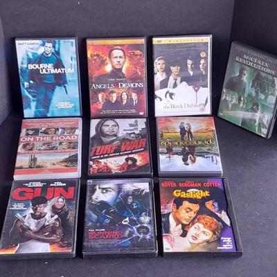 Movies on DVD The Bourne Ultimatum, On the Road, Turf war, Matrix and other great titles!