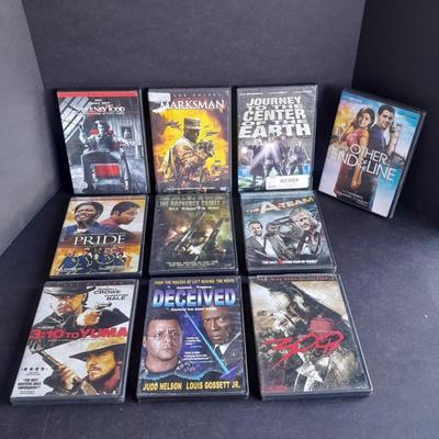 DVD Movies Deceived, Pride, Marksman, The other end of the Line, and other great movies too!