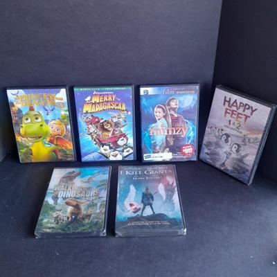Children's Movies on DVD Happy feet 1 & 2, Walking with Dinosaurs, Merry Madagascar, and more