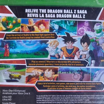 XBOX ONE DRAGON BALL Z Video Game