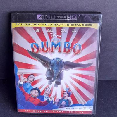 Three Children's movies on DVD Blue Ray Dumbo, Sleeping Beauty, and The Jungle Book