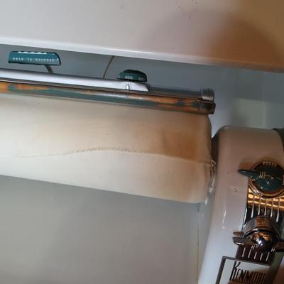 Vintage / Antique Working Kenmore Press iron with How to Iron booklet