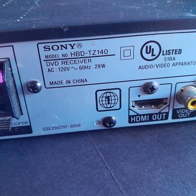 Sony DVD Receiver Model HBD-TZ140