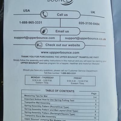 Brand new Mat and Springs for 14-foot Trampoline