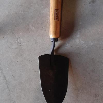 Beautiful Blue Clay 18" Plant pot holds up to a 15" plant with shovel
