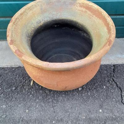 Large 15" wide Terracotta Plant pot with Handles Holds a 13" plant