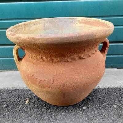 Large 15" wide Terracotta Plant pot with Handles Holds a 13" plant