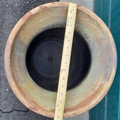 Large 15" wide Terracotta Plant pot with Handles Holds a 13" plant