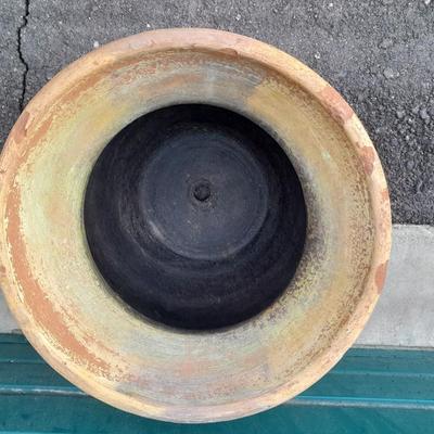 Large 15" wide Terracotta Plant pot with Handles Holds a 13" plant