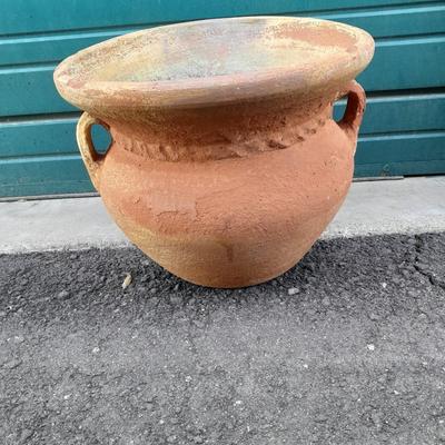 Large 15" wide Terracotta Plant pot with Handles Holds a 13" plant