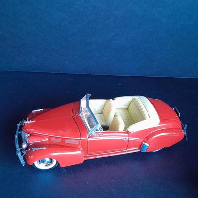 Three Cadillac Classics Die Cast Car Set Each with COA