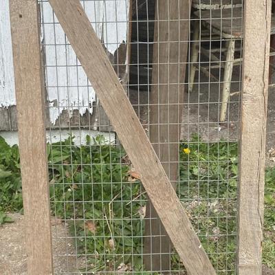 Wooden gate