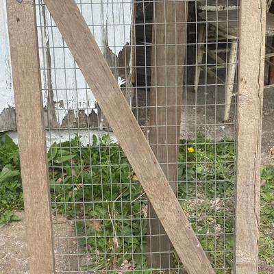 Wooden gate