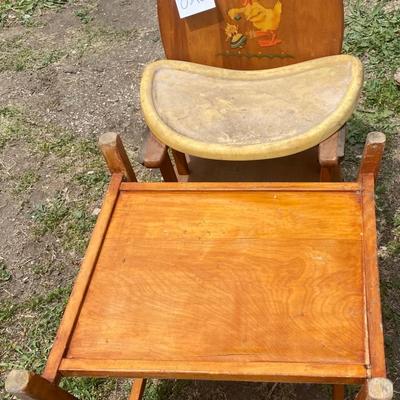 Thayer Vintage High Chair-Toddlers Chair and Table