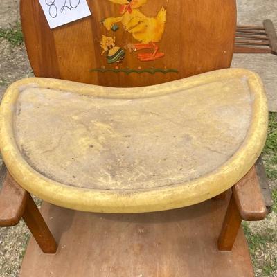 Thayer Vintage High Chair-Toddlers Chair and Table